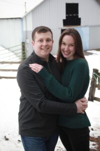 snowy couples photoshoot